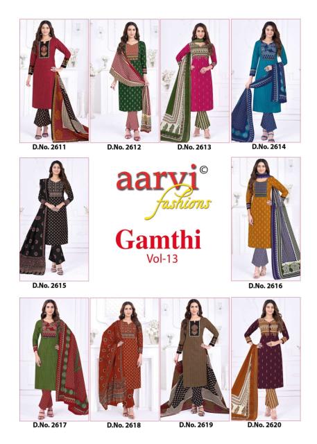 Aarvi gamthi vol-13 sell kurtis wholesale